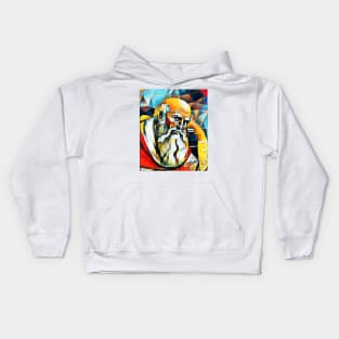 St. Jerome Abstract Portrait | St. Jerome Artwork 2 Kids Hoodie